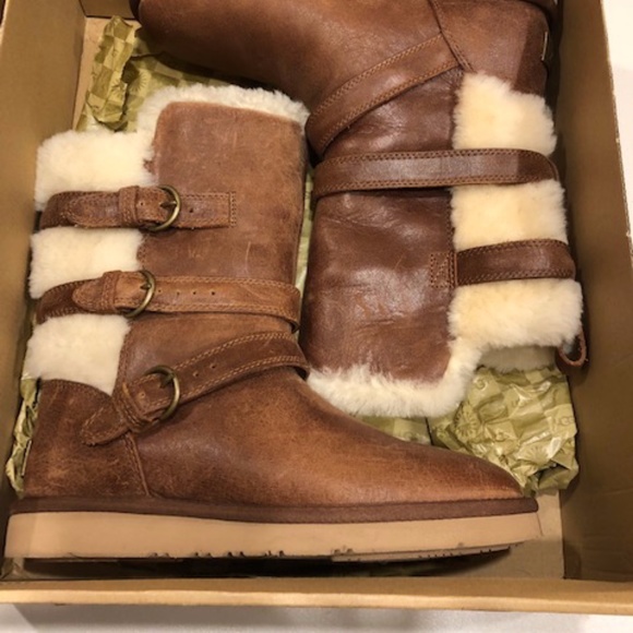UGG Shoes - Ugg Becket leather buckles chestnut 6 new